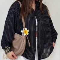 شومیز راه راه تک جیب