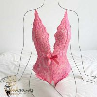 لباس خواب توری فاق باز آبرنگ